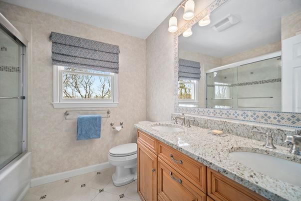 Bathroom, Dual Sink Vanities, Glass Shower, Interior