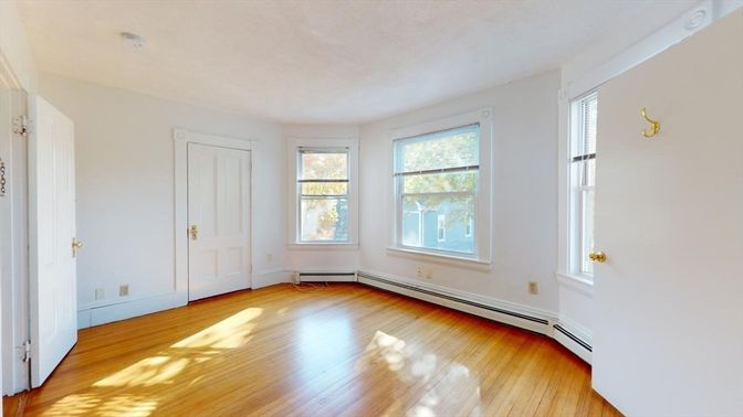 Empty room, Interior, Wood Texture Flooring