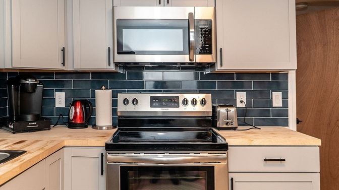 Interior, Kitchen, Stainless Steel Appliances