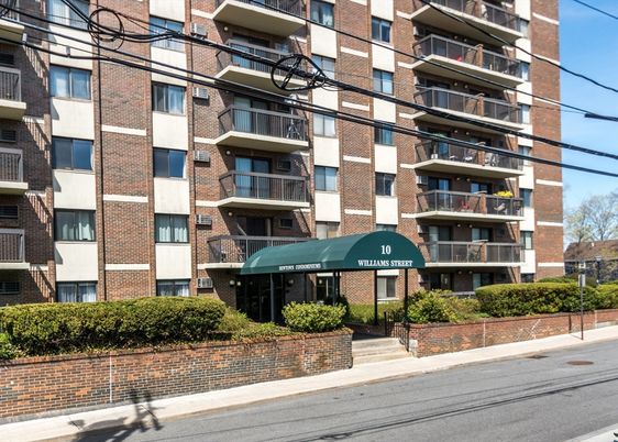 Exterior, Facade, Brick Facade, Condo Building