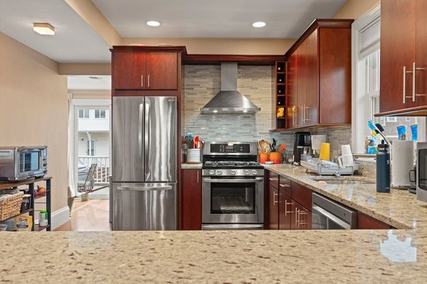 Interior, Kitchen, Recessed Lighting, Stainless Steel Appliances