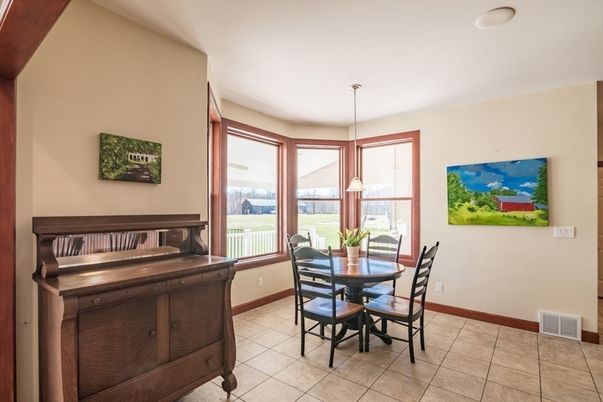 Dining room, Interior, Pendant Lights