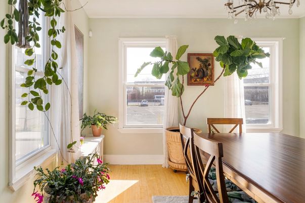 Dining room, Interior, Wood Texture Flooring
