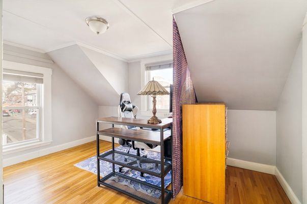 Home Office, Interior, Wood Texture Flooring