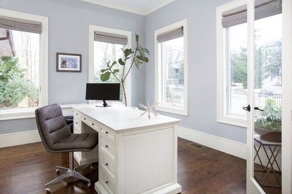 Home Office, Interior, Wood Texture Flooring