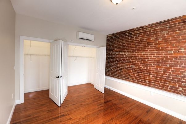 Empty room, Interior, Stone Walls, Wood Texture Flooring