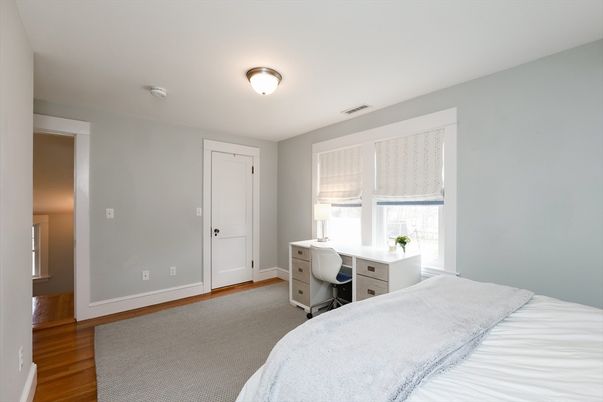 Bedroom, Home Office, Interior, Wood Texture Flooring
