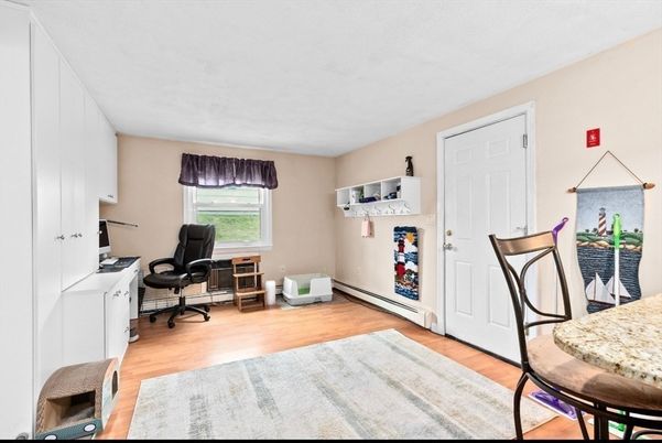 Home Office, Interior, Wood Texture Flooring
