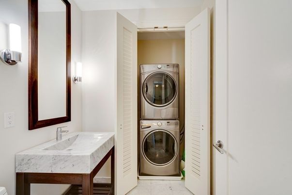 Bathroom, Interior, Utility Closets, Washer