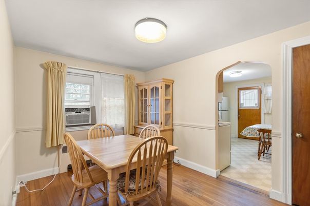 Dining room, Interior, Wood Texture Flooring