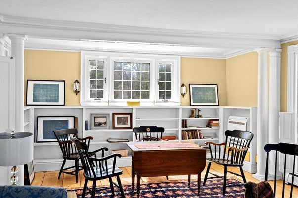 Home Office, Interior, Wood Texture Flooring