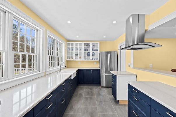 Interior, Kitchen, Recessed Lighting, Stainless Steel Appliances
