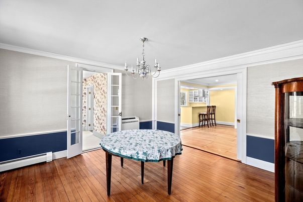 Chandelier, Interior, Recessed Lighting, Wood Texture Flooring