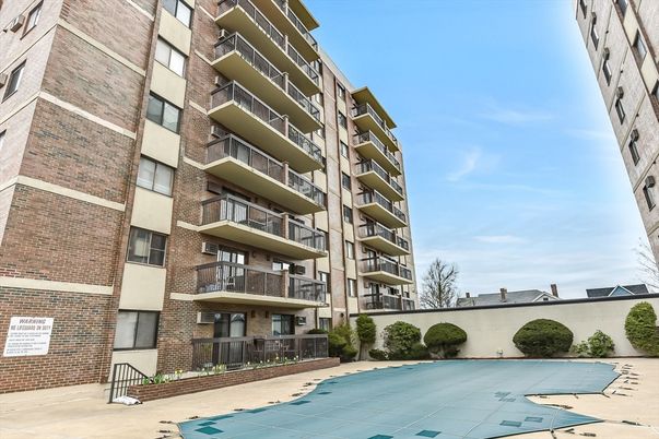 Exterior, Facade, Brick Facade, Condo Building