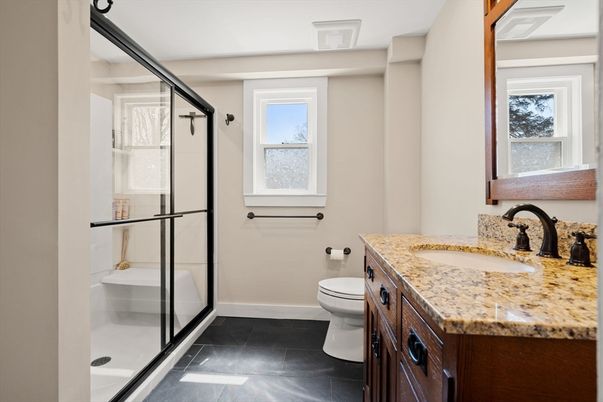 Bathroom, Glass Shower, Interior