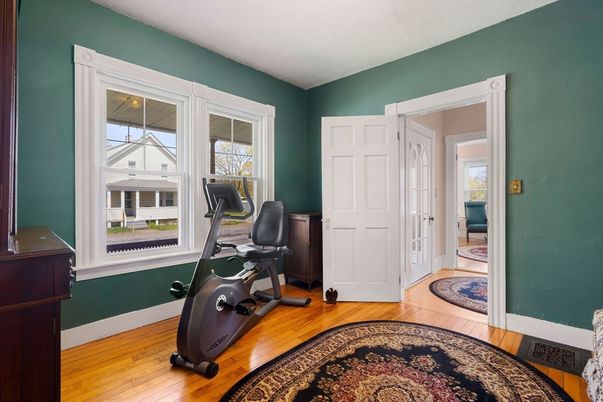 Fitness Equipment, Interior, Wood Texture Flooring