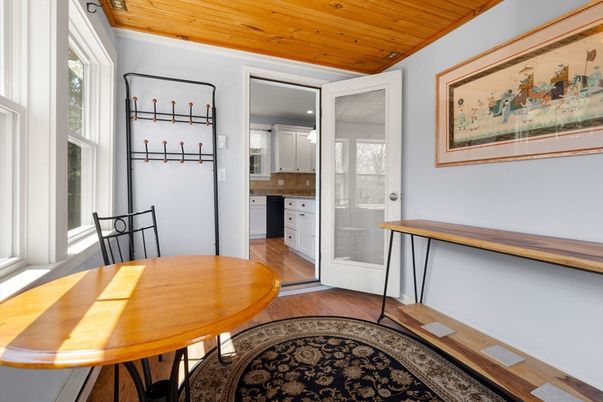 Dining room, Interior, Wooden Ceilings, Wood Texture Flooring