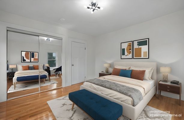 Bedroom, Interior, Wood Texture Flooring