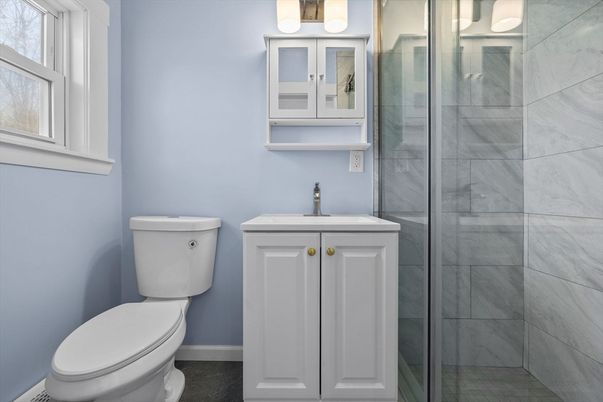 Bathroom, Glass Shower, Interior