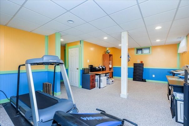 Fitness Equipment, Interior, Recessed Lighting