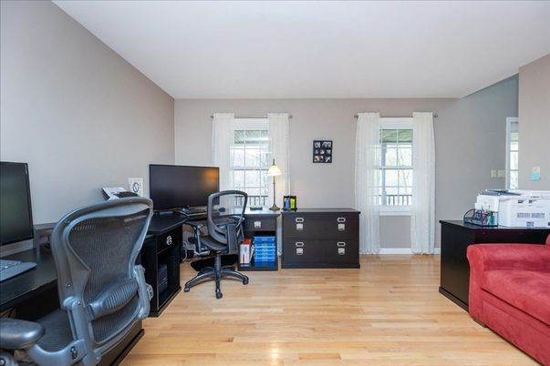 Home Office, Interior, Wood Texture Flooring