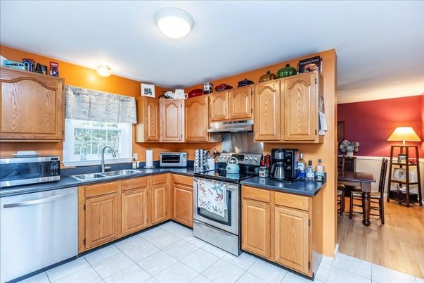 Interior, Kitchen, Wood Texture Flooring