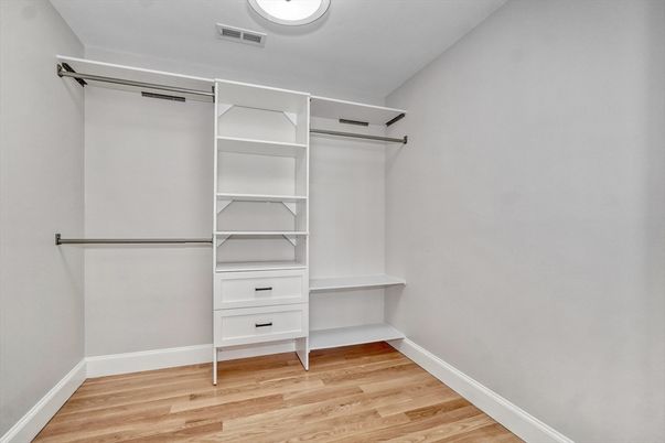 Interior, Walk-in Closets, Wood Texture Flooring