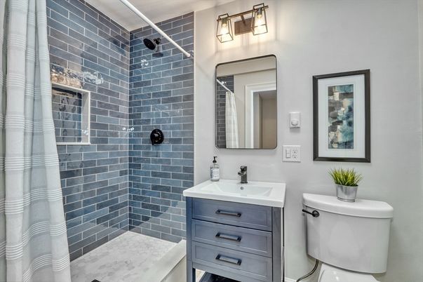 Bathroom, Glass Shower, Interior