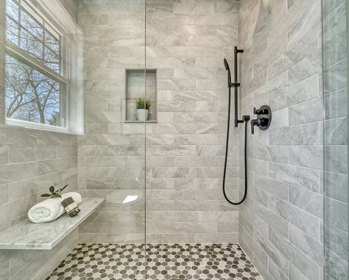 Bathroom, Glass Shower, Interior