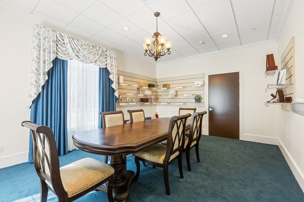 Chandelier, Dining room, Interior, Recessed Lighting