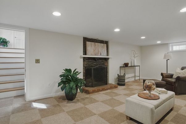 Fireplace, Interior, Recessed Lighting