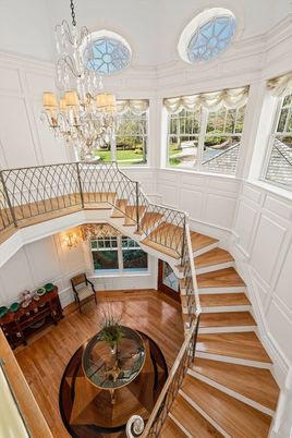 Chandelier, Interior, Wood Texture Flooring