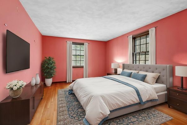 Bedroom, Interior, Wood Texture Flooring