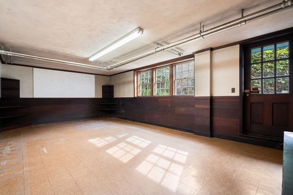 Billiard Table, Fireplace, Game Room, Interior, Wooden Walls