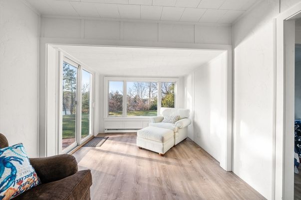 Interior, Sun Room, Wood Texture Flooring