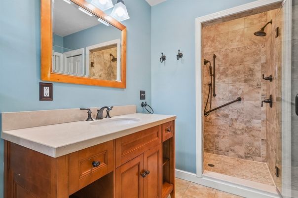Bathroom, Glass Shower, Interior