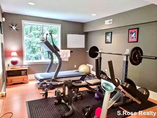 Fitness Equipment, Interior, Recessed Lighting