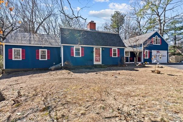 Attached, Backyard, Exterior, Facade, Cape Cod