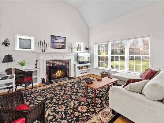 Fireplace, Interior, Living room, Wood Texture Flooring