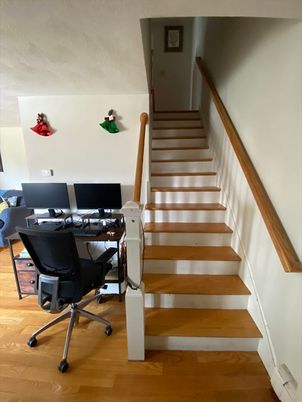 Home Office, Interior, Wood Texture Flooring