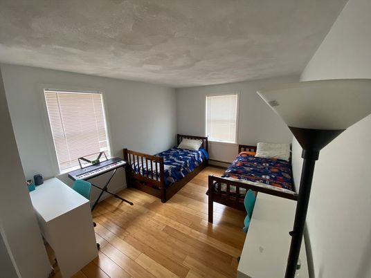 Bedroom, Interior, Wood Texture Flooring