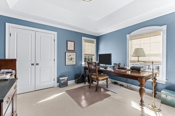 Home Office, Interior, Recessed Lighting