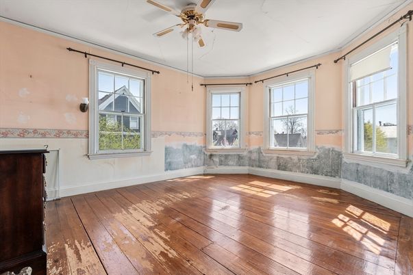 Empty room, Interior, Wood Texture Flooring