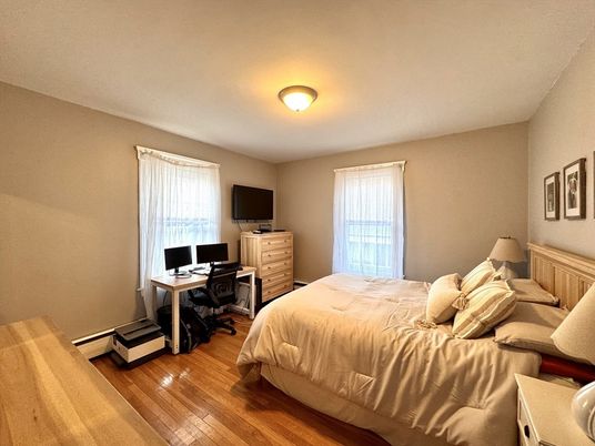 Bedroom, Home Office, Interior, Wood Texture Flooring