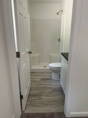 Bathroom, Interior, Wood Texture Flooring
