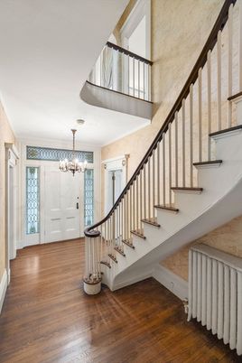 Chandelier, Interior, Wood Texture Flooring