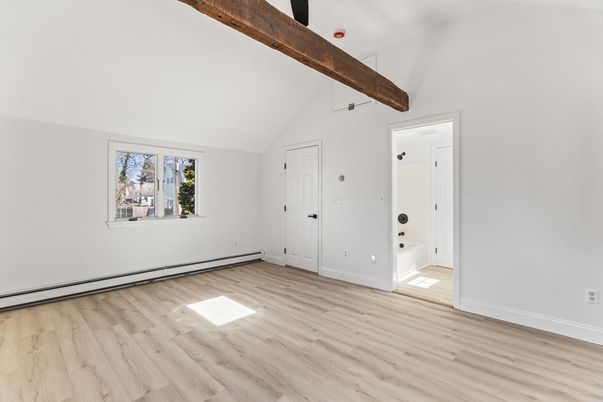 Empty room, Interior, Wooden Beams, Wood Texture Flooring