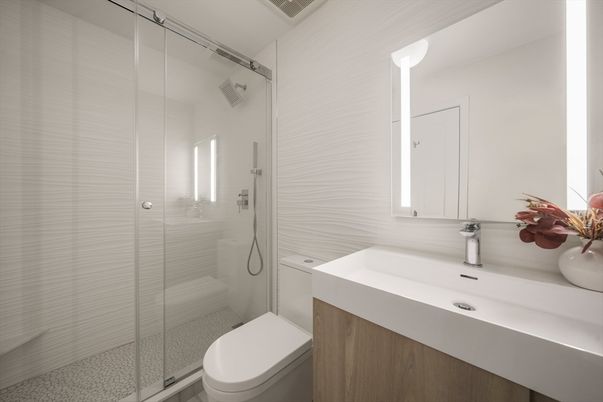 Bathroom, Glass Shower, Interior