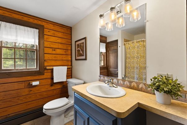 Bathroom, Interior, Wooden Walls