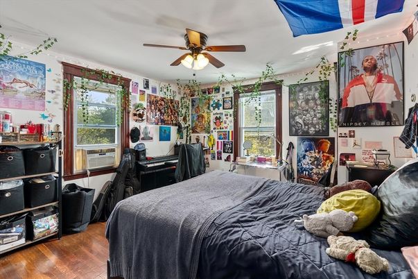 Bedroom, Home Office, Interior, Wood Texture Flooring